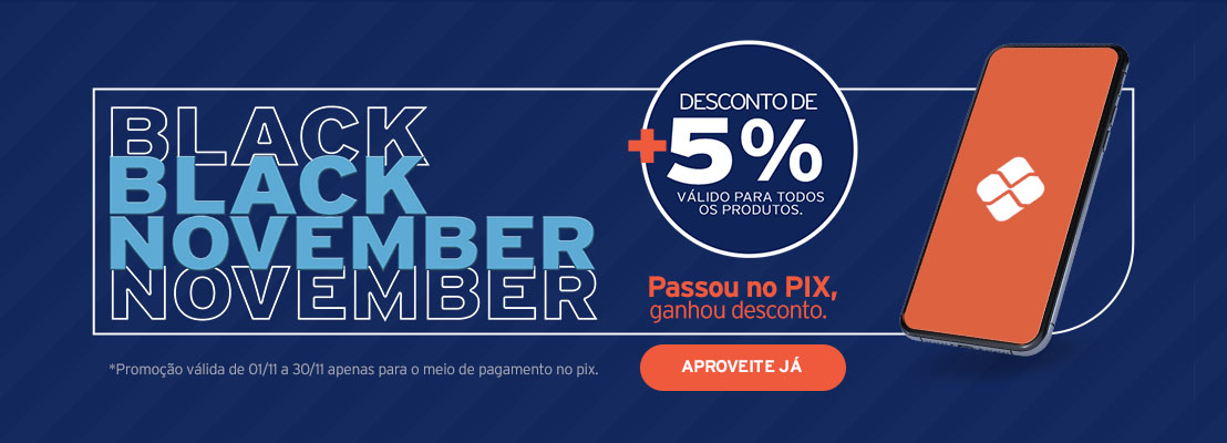 Campanha Black November 5% Pix